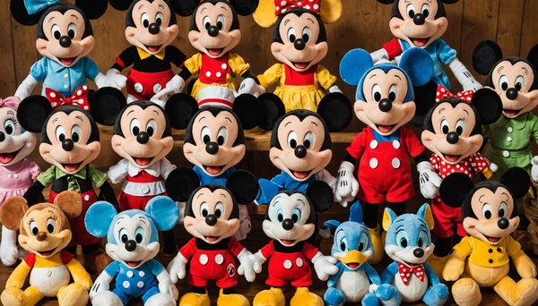 La collection incontournable de peluches disney à découvrir